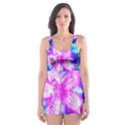 Glowing Flowers Skater Dress Swimsuit View1