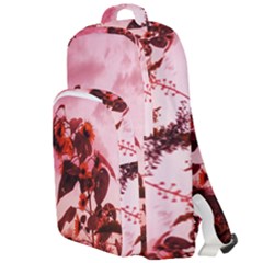 Red Sunflowers Double Compartment Backpack by okhismakingart