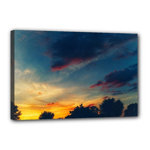 Muted Sunset Canvas 18  X 12  (stretched)