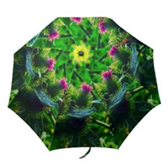 Bur Flowers Folding Umbrellas