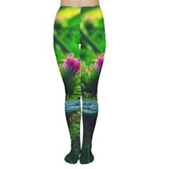 Bur Flowers Tights