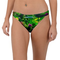 Bur Flowers Band Bikini Bottom