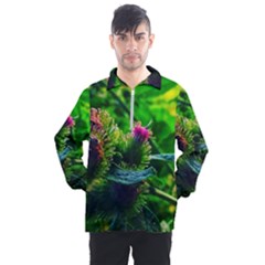 Bur Flowers Men s Half Zip Pullover