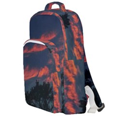 Pink Streaks Double Compartment Backpack by okhismakingart