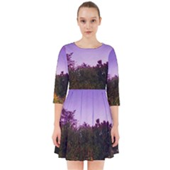 Purple Afternoon Smock Dress by okhismakingart