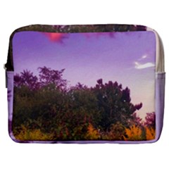 Purple Afternoon Make Up Pouch (large) by okhismakingart