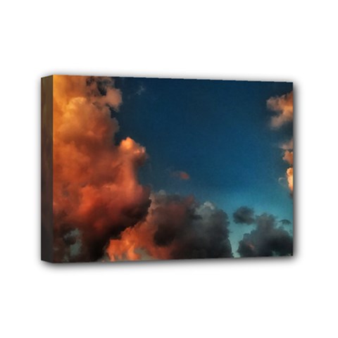 Favorite Clouds Mini Canvas 7  X 5  (stretched) by okhismakingart