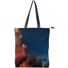 Favorite Clouds Double Zip Up Tote Bag by okhismakingart