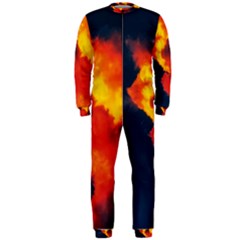 Ominous Clouds Onepiece Jumpsuit (men)  by okhismakingart