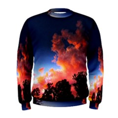 Deep Blue Sunset Men s Sweatshirt by okhismakingart