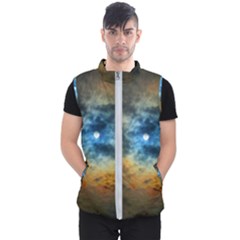 Rainbow Sun Men s Puffer Vest by okhismakingart