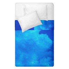 Deep Blue Clouds Duvet Cover Double Side (single Size)