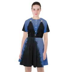 Tree And Moon Sailor Dress by okhismakingart