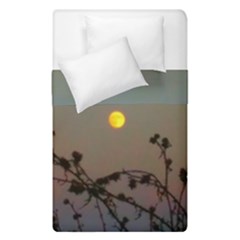 Moon And Thistle Duvet Cover Double Side (single Size) by okhismakingart