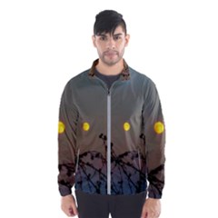 Moon And Thistle Men s Windbreaker by okhismakingart