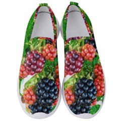 Blackberries Men s Slip On Sneakers by okhismakingart