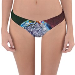 Rainbow Water Droplet Reversible Hipster Bikini Bottoms by okhismakingart