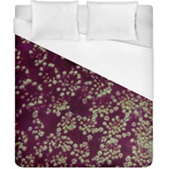 Pink And Green Queen Annes Lace (up Close) Duvet Cover (california King Size) by okhismakingart