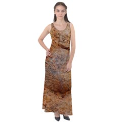 Shell Fossil Ii Sleeveless Velour Maxi Dress by okhismakingart