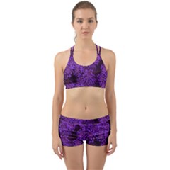 Purple Queen Anne s Lace Landscape Back Web Gym Set