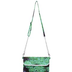 Green Queen Anne s Lace Landscape Mini Crossbody Handbag by okhismakingart