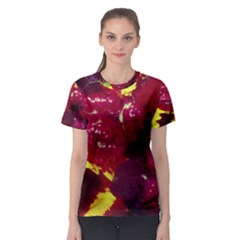 Sunflower And Cockscomb Women s Sport Mesh Tee