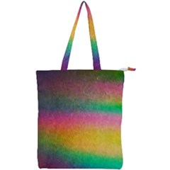 Rainbow Streaks Double Zip Up Tote Bag by okhismakingart