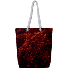 Red Goldenrod Full Print Rope Handle Tote (small) by okhismakingart