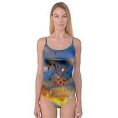 Football Fireworks Camisole Leotard  by okhismakingart