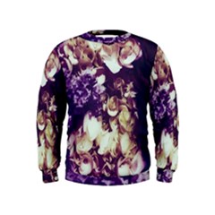 Soft Purple Hydrangeas Kids  Sweatshirt