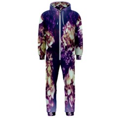 Soft Purple Hydrangeas Hooded Jumpsuit (Men) 