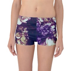 Soft Purple Hydrangeas Boyleg Bikini Bottoms