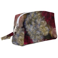 Hydrangea Arrangement Ii Wristlet Pouch Bag (large) by okhismakingart