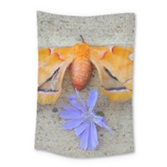Moth And Chicory Small Tapestry by okhismakingart