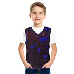 Red-edged Blue Sedum Kids  Basketball Tank Top by okhismakingart