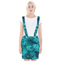 Blue-Green Compound Flowers Braces Suspender Skirt View1