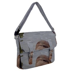 Framed Ducks Buckle Messenger Bag by okhismakingart