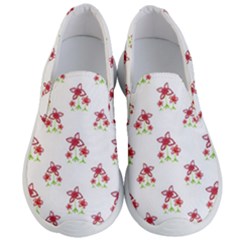 Cute Floral Drawing Motif Pattern Men s Lightweight Slip Ons by dflcprintsclothing