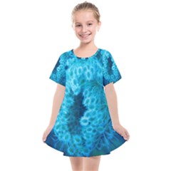 Blue Closing Queen Annes Lace Kids  Smock Dress by okhismakingart