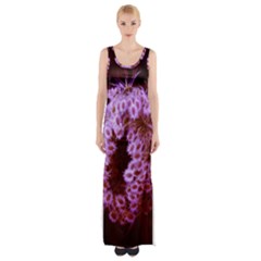 Purple Closing Queen Annes Lace Maxi Thigh Split Dress by okhismakingart