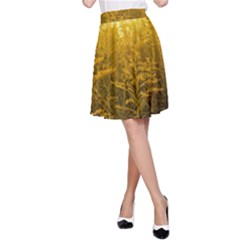 Gold Goldenrod A-line Skirt by okhismakingart