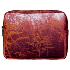 Red Goldenrod Make Up Pouch (large) by okhismakingart