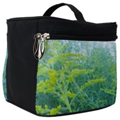 Turquoise Goldenrod Make Up Travel Bag (big) by okhismakingart