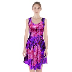 Pink And Blue Sideways Sumac Racerback Midi Dress by okhismakingart