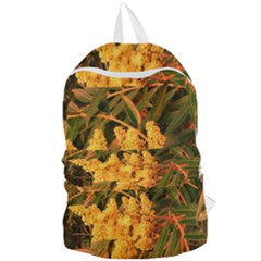 Yellow Sideways Sumac Foldable Lightweight Backpack by okhismakingart