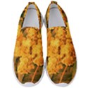 Yellow Sideways Sumac Men s Slip On Sneakers View1