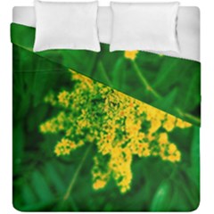 Yellow Sumac Bloom Duvet Cover Double Side (King Size)