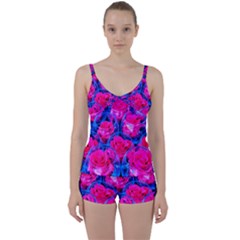 Rose Bowls Tie Front Two Piece Tankini by okhismakingart