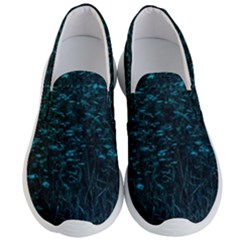 Dark Green Queen Anne s Lace Hillside Men s Lightweight Slip Ons by okhismakingart