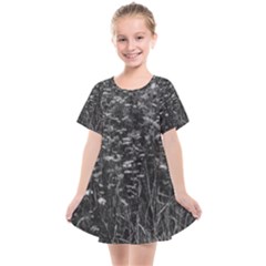 Black And White Queen Anne s Lace Hillside Kids  Smock Dress by okhismakingart